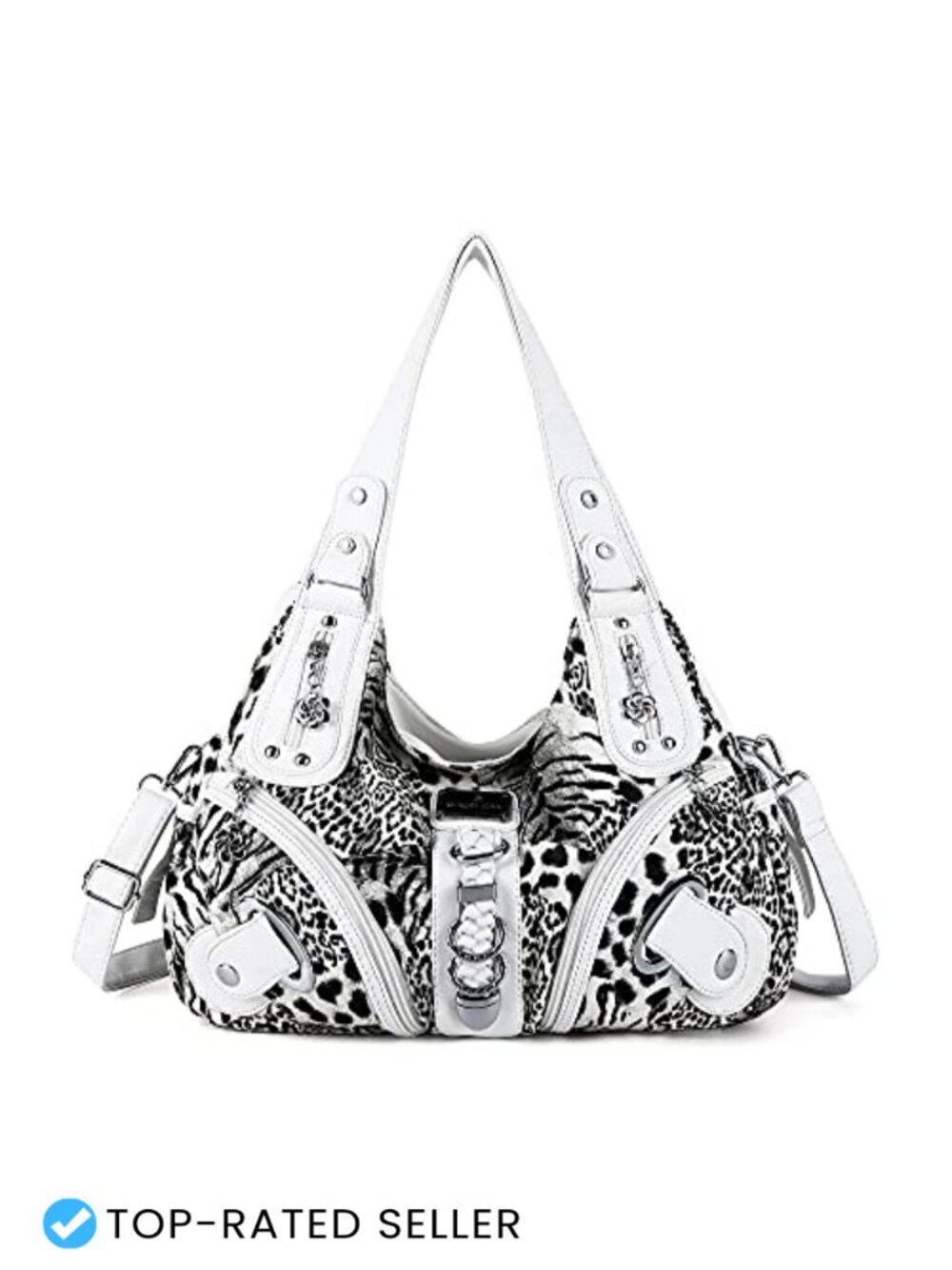 Hobo Bag for Women Large Vegan Leather Shoulder Bags Natural